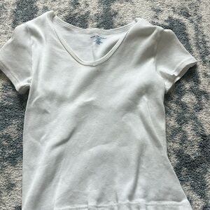 cropped basic brandy melville t-shirt